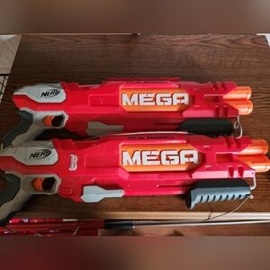 Nerf Mega Blaster Set - Red and Orange